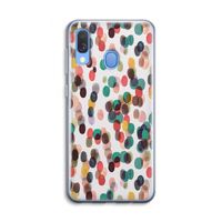 Tropical Dots: Samsung Galaxy A40 Transparant Hoesje