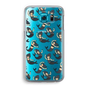 Zeemeermin: Samsung Galaxy S6 Transparant Hoesje