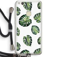Tropische bladeren: Huawei Ascend P10 Lite Transparant Hoesje met koord