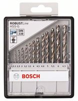 Bosch Accessoires 13-delige Robust Line metaalborenset HSS-G, 135° 1,5; 2; 2,5; 3; 3,2; 3,5; 4; 4,5; 4,8; 5; 5,5; 6; 6,5 mm, 135° 13st - 2607010538 - thumbnail