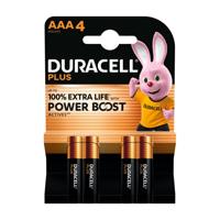 Duracell plus power boos AAA 4 pack