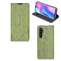 Xiaomi Mi Note 10 Lite Book | Wallet Case | Green Wood