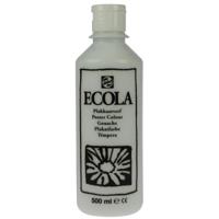 Talens Ecola plakkaatverf flacon van 500 ml, wit