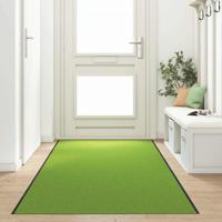 Deurmat Groen en Zwart 120 x 350 cm Polyamide en PVC