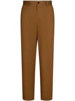 Dolce & Gabbana pantalon à coupe droite - Marron