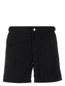 Alexander McQueen buckle-detail swim shorts - BLACK