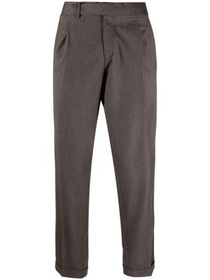 Briglia 1949 pantalon de costume crop - Marron