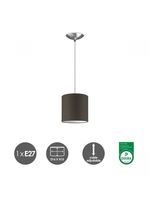 Besselink licht F258350-09,F503515-66 plafondverlichting Taupe E27 LED A - thumbnail