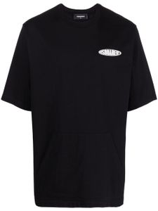 DSQUARED2 t-shirt à logo imprimé - Noir