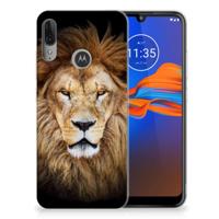 Motorola Moto E6 Plus | TPU Hoesje | Leeuw