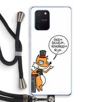 Geen Gezeik: Samsung Galaxy Note 10 Lite Transparant Hoesje met koord