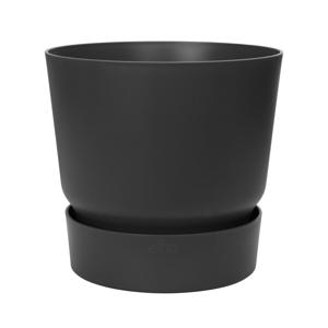Greenville rond 25 bloempot living black buiten dia. 24,48 x h 23,31 cm - Elho