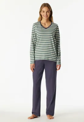Schiesser katoenen dames pyjama - Casual Essentials - Nachtkleding dames
