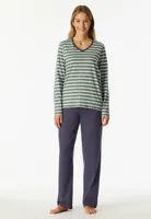 Schiesser katoenen dames pyjama - Casual Essentials - Nachtkleding dames