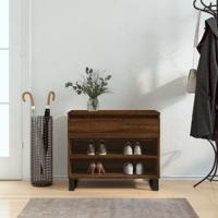 VidaXL Schoenenkast 70x36x60 cm bewerkt hout bruin eikenkleur