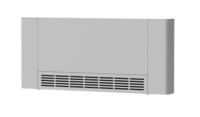 Mareli ventilator radiator 7,9kW wit met elektrische thermostaat Mareli ventilator radiator 7,9kW wit met elektrische thermostaat