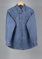 Wrangler Blue vintage denim shirt in size M for Unisex