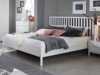 Bed SEATA 160x200 cm wit - thumbnail