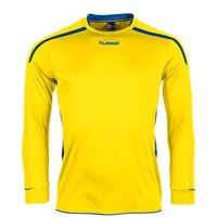 Hummel 111005 Preston Shirt l.m. - Yellow-Royal - S