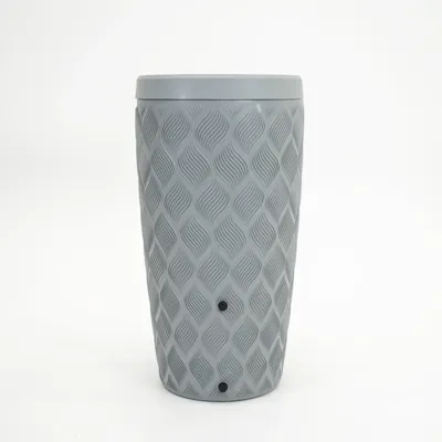 Vita Regenton Flow grijs 240L, incl. vulautomaat, kraan met Gardena koppeling en plantenbak