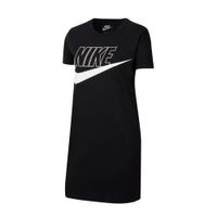 Nike T-shirt jurk zwart/wit - thumbnail