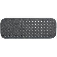 Douche/bad anti-slip mat badkamer - rubber - grijs - 36 x 97 cm - rechthoek - XXL-size