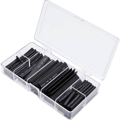TRU COMPONENTS TC-13388828 Krimpkous assortiment Zwart Krimpverhouding:2:1 127 stuk(s)