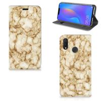 Huawei P Smart Plus | Standcase | Marmer Goud