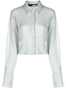 ROTATE BIRGER CHRISTENSEN cardigan boutonné à sequins - Bleu