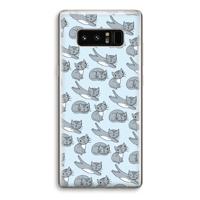 Poezen: Samsung Galaxy Note 8 Transparant Hoesje