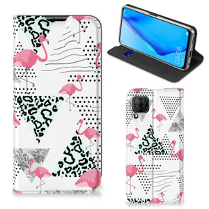 Huawei P40 Lite Hoesje maken Flamingo Triangle