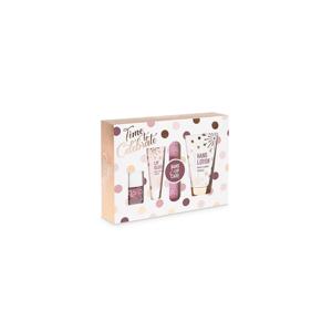 Time To Celebrate Giftset Met Nagellak, Lipgloss, Nagelvijl En Handlotion.