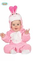 Konijn Roze Baby Jumpsuit