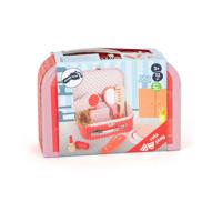 Small Foot houten retro speel make-up in koffer