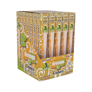 Greengo Greengo Cones King Size Ongebleekt - 35 x 3-pack