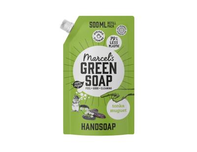 Marcel&apos;s Green Soap Handzeep tonka & muguet 500ml navulzak