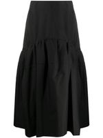 3.1 Phillip Lim SHIRRED MIDI SKIRT - Noir