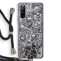 Vexx City #2: Sony Sony Xperia 10 III Transparant Hoesje met koord