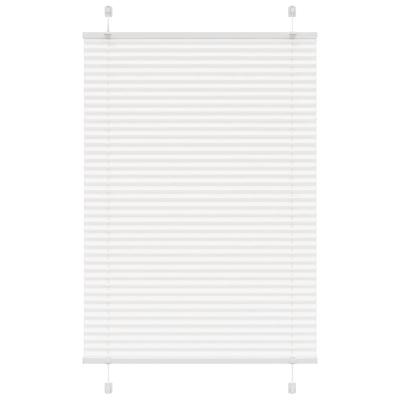Pliss rolgordijn 95x100 cm stofbreedte 94,4 cm polyester wit