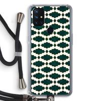 Moroccan tiles: OnePlus Nord N10 5G Transparant Hoesje met koord