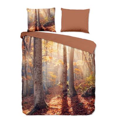 Dekbedovertrek Autumn - Lits-Jumeaux (240x220 cm) - Meerkleurig Microvezel - Dessin: Natuur - Pure - Dekbed-Discounter.nl