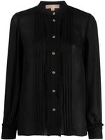 Michael Michael Kors chemise boutonnée à volants - Noir