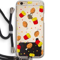 Chicken 'n Fries: iPhone 6 / 6S Transparant Hoesje met koord