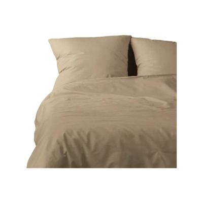 Dekbedovertrek set Beige Bed van 200 3 Onderdelen