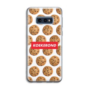 Koekerond: Samsung Galaxy S10e Transparant Hoesje