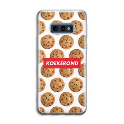Koekerond: Samsung Galaxy S10e Transparant Hoesje
