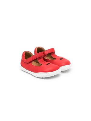 Camper Kids chaussures de pré-marche Peu Cami Twins en cuir - Rouge