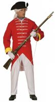 Engelse rode soldaat kostuum