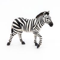 Plastic speelgoed figuur zebra 12 cm   - - thumbnail