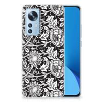 Xiaomi 12 | 12X | TPU Case | Black Flowers
